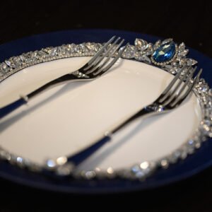 Royal Blue Plate Set