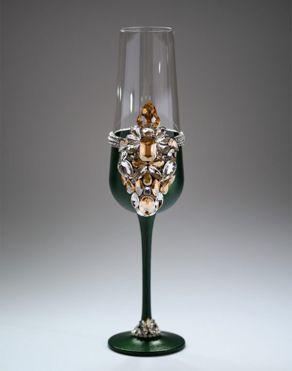 Monarch Collection regal crystal wedding set with statement crown-like crystal arrangements